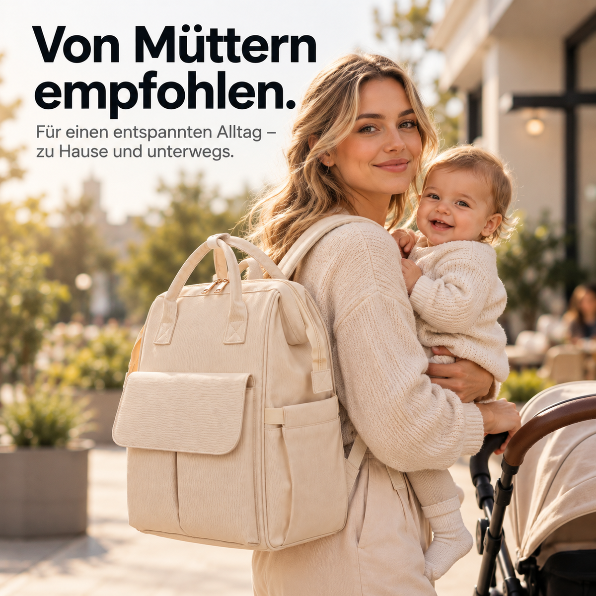 Nilo - Multifunktionaler Wickelrucksack