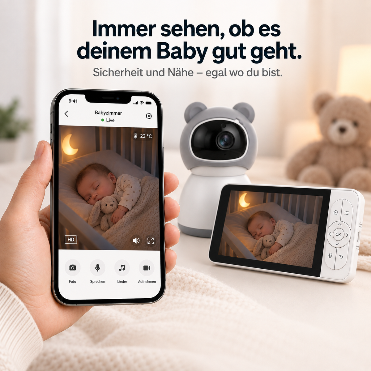 WiBi – WLAN Überwachungskamera fürs Babyzimmer