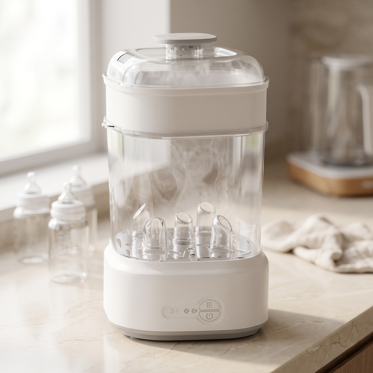 Steri – Dampf-Sterilisator für Babyflaschen