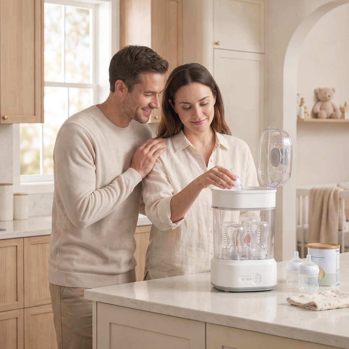 Steri – Dampf-Sterilisator für Babyflaschen