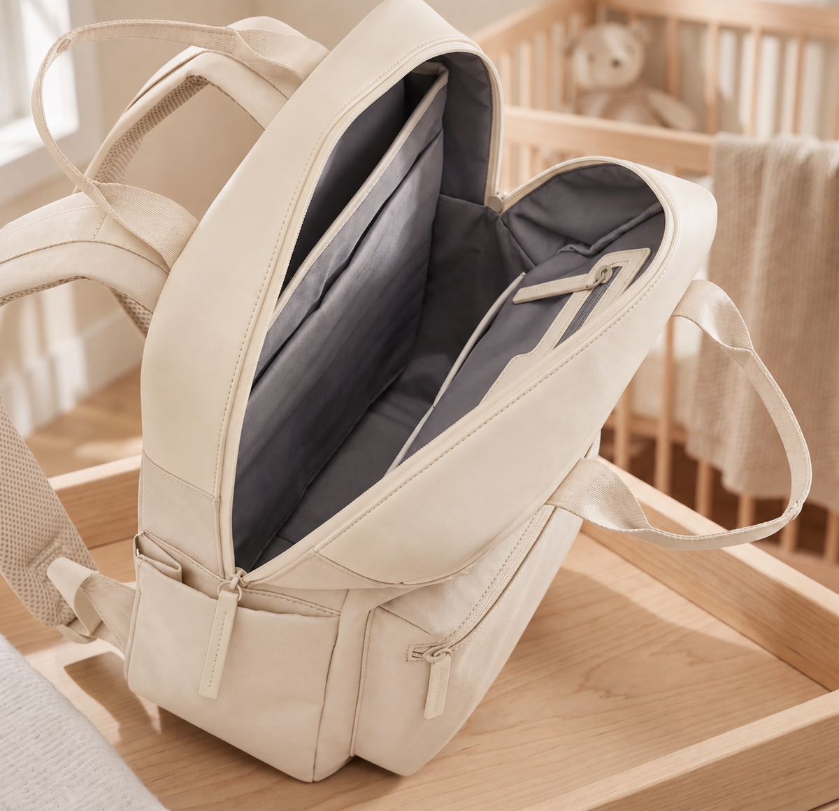 Nilo - Multifunktionaler Wickelrucksack