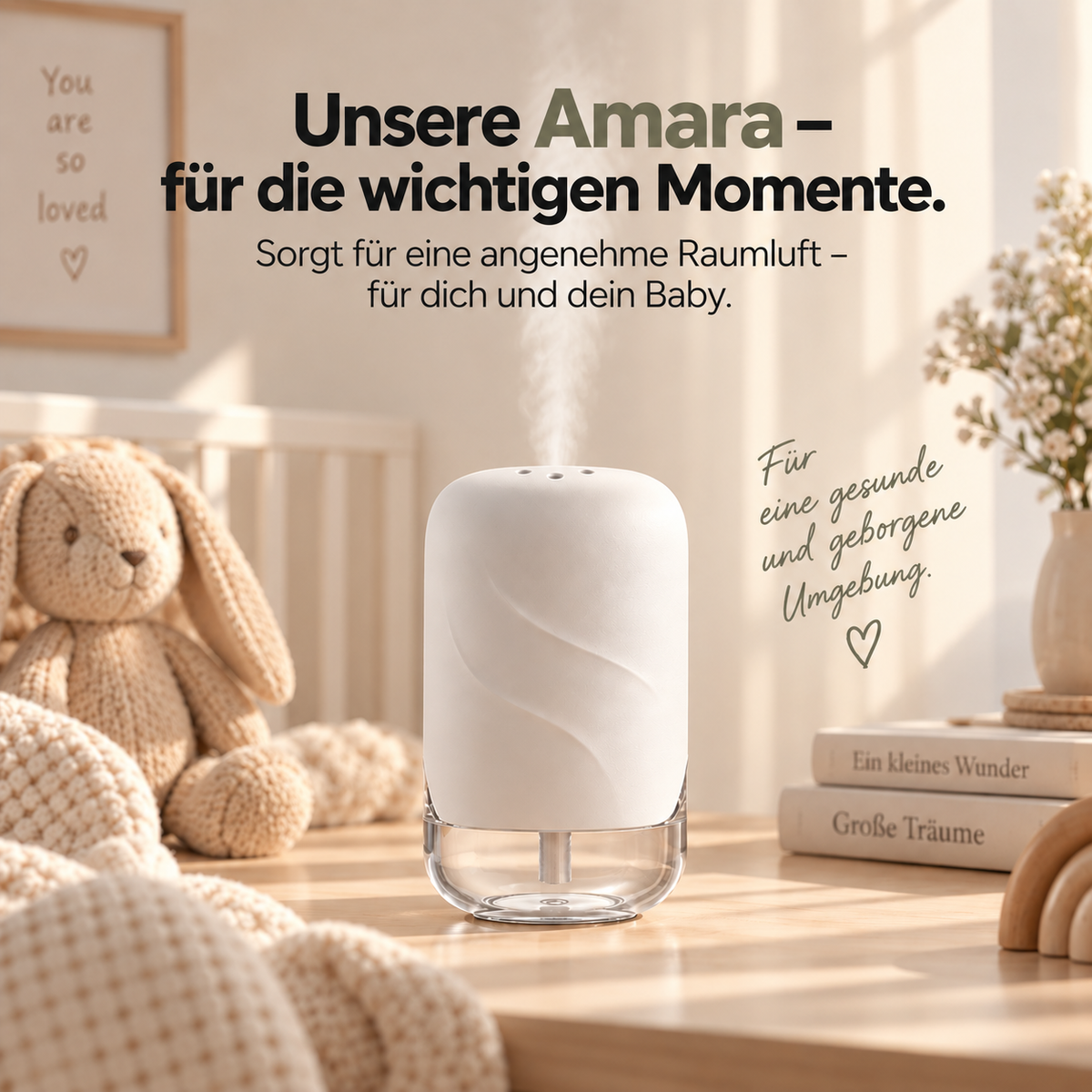 Amara – Sanfter Duft-Diffusor fürs Babyzimmer